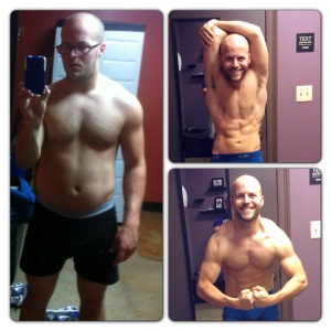 From Jan. 4th to Mar. 23rd, through Ethan's tedious meal plan, I lost 21lbs and went from 19% Body fat to 9%